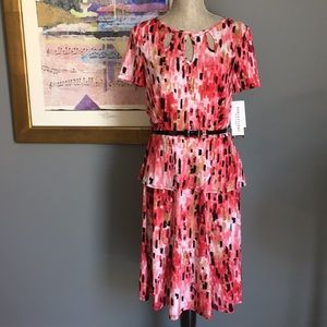 Perceptions Belted Skirt Set